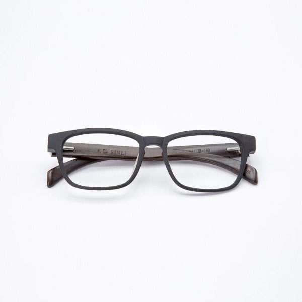 rechteckige Wood/Tr 90 Brille 3085 1