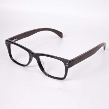 rechteckige Wood/Tr 90 Brille 3087 6