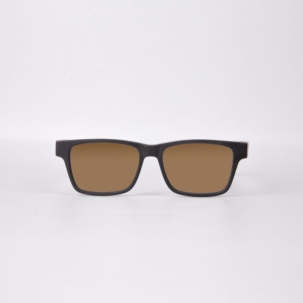 rechteckige Holzsonnenbrille S4061 2
