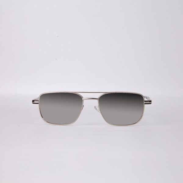 Rectangular metal sunglasses S4007 2